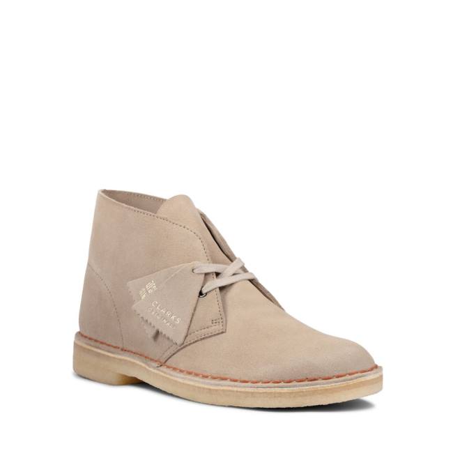 Púštne Čižmy Clarks Desert Boot Klasické Panske Sand Suede | CLK934WJD