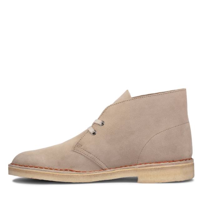 Púštne Čižmy Clarks Desert Boot Klasické Panske Sand Suede | CLK934WJD