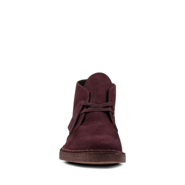 Púštne Čižmy Clarks Desert Boot Panske Bordove | CLK102PQV