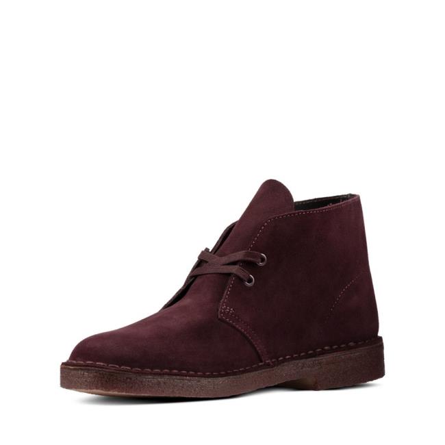 Púštne Čižmy Clarks Desert Boot Panske Bordove | CLK102PQV