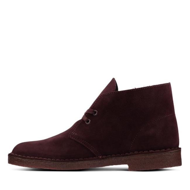 Púštne Čižmy Clarks Desert Boot Panske Bordove | CLK102PQV