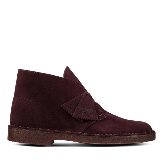 Púštne Čižmy Clarks Desert Boot Panske Bordove | CLK102PQV