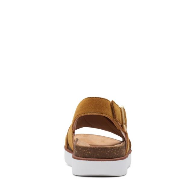 Sandále Clarks Elayne Cross Damske Hnede | CLK709SGX