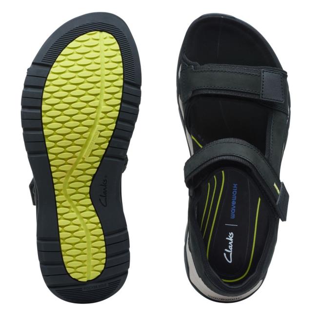 Sandále Clarks Wave2.0 Jump Panske Čierne | CLK508JMR