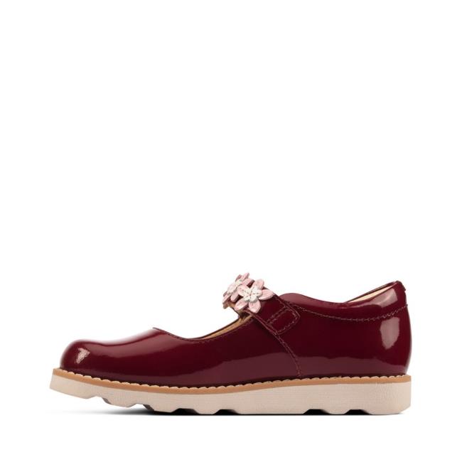 Skolske Topanky Clarks Crown Petal Kid Dievcenske Ruzove | CLK986DGE