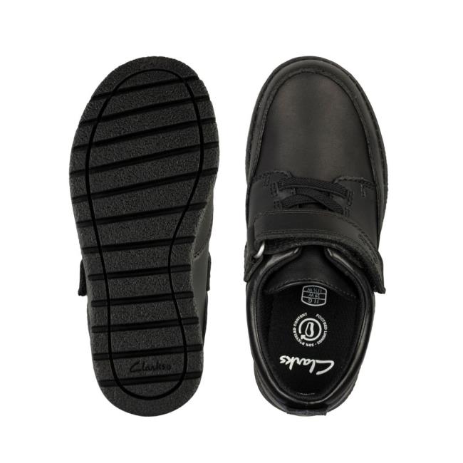 Skolske Topanky Clarks Mendip Tor Kid Chlapcenske Čierne | CLK546SDH