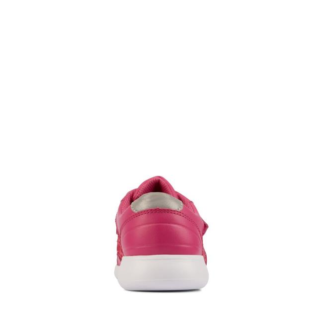 Skolske Topanky Clarks Scape Spirit Kid Dievcenske Ruzove | CLK605RSJ