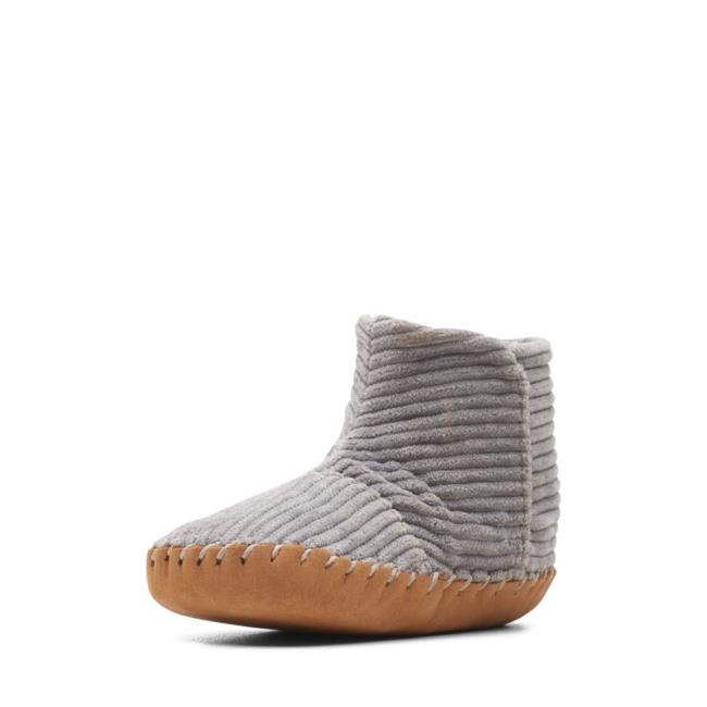 Skolske Topanky Clarks Solar Large Chlapcenske Siva | CLK076PNE