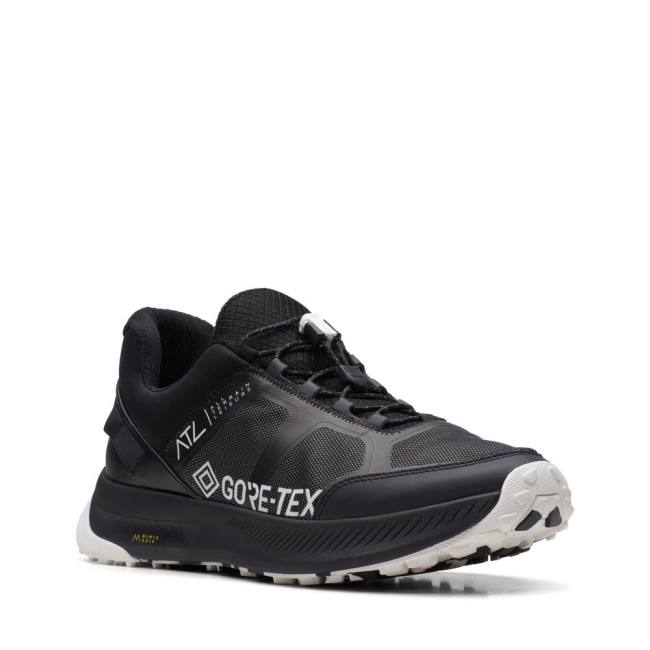 Tenisky Clarks ATL Trailove Lo GORE-TEX Panske Čierne | CLK495YBC