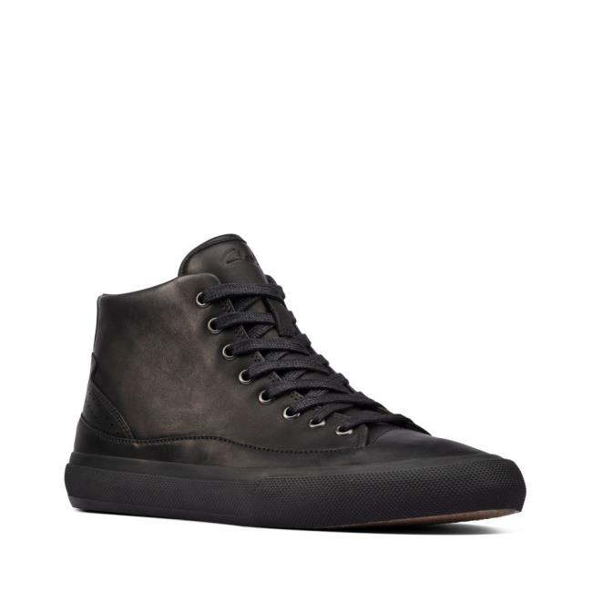 Tenisky Clarks Aceley Zip Hi Damske Čierne | CLK593BOH