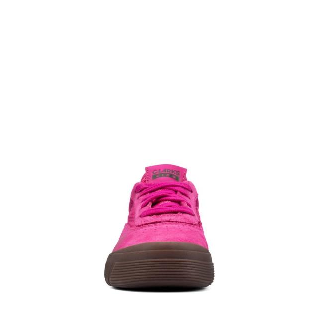 Tenisky Clarks Cica Kid Chlapcenske Ruzove | CLK028XCR