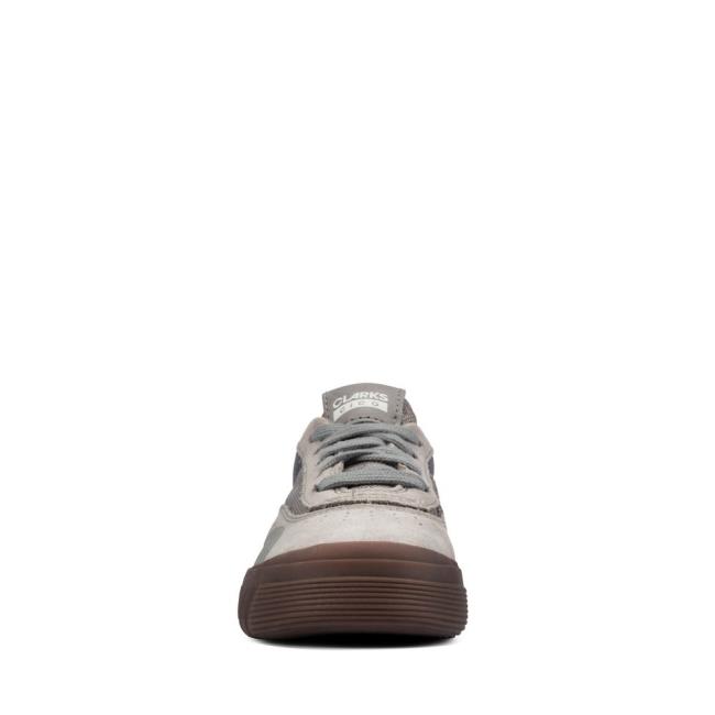 Tenisky Clarks Cica Kid Chlapcenske Siva | CLK417OKS