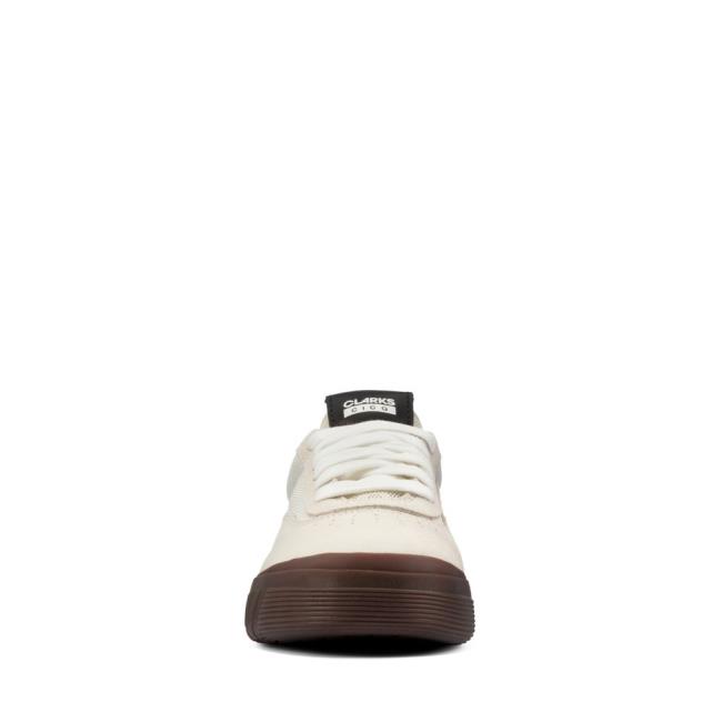 Tenisky Clarks Cica Youth Chlapcenske Biele | CLK813LYP