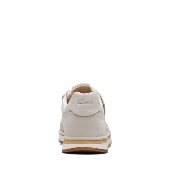 Tenisky Clarks Craft Run Tor Panske Biele | CLK783GMF