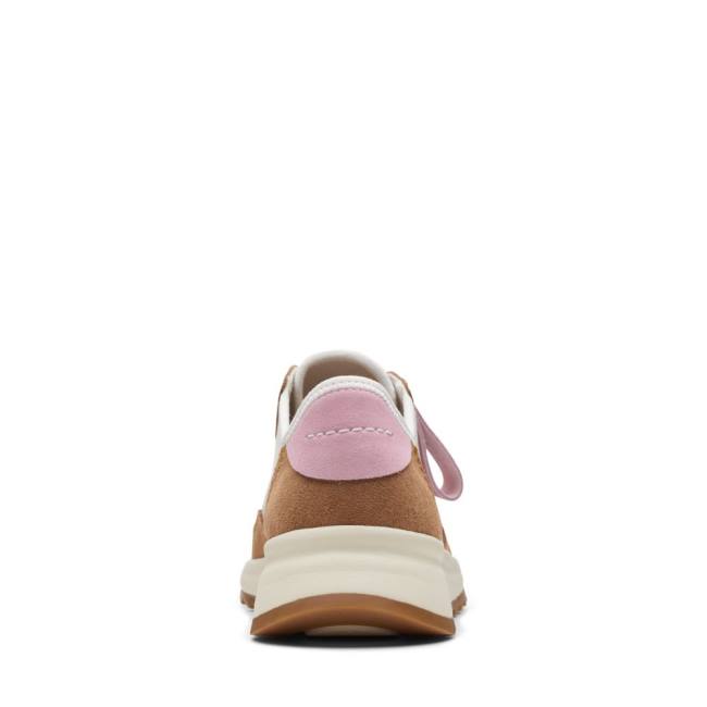 Tenisky Clarks Dash Lite Lo Damske Biele Hnede | CLK847YRM