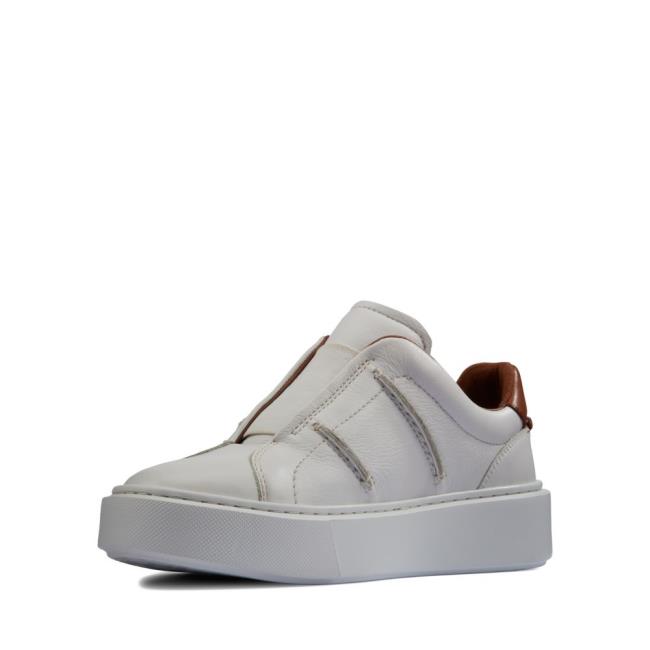 Tenisky Clarks Hero Lite Slip Damske Biele | CLK184WMC