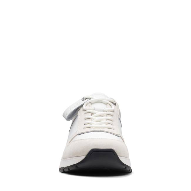 Tenisky Clarks Move Lite Race Panske Biele | CLK194QTU