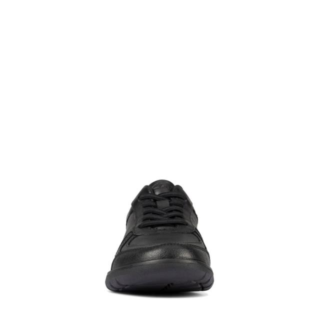 Tenisky Clarks Scape Tracking Kid Chlapcenske Čierne | CLK678VXE