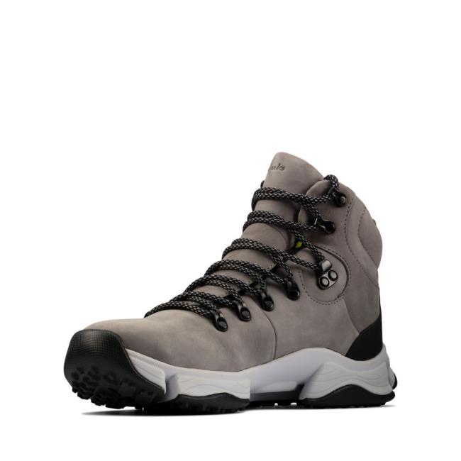 Tenisky Clarks Tri Path Hi GORE-TEX Panske Siva | CLK573UXN