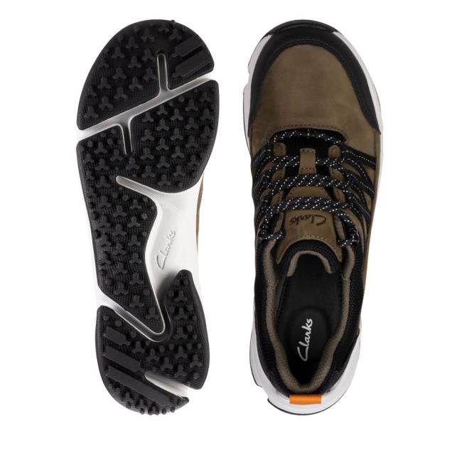 Tenisky Clarks Tri Path Lo GORE-TEX Damske Tmavo Olivovo Zelená | CLK358PKW