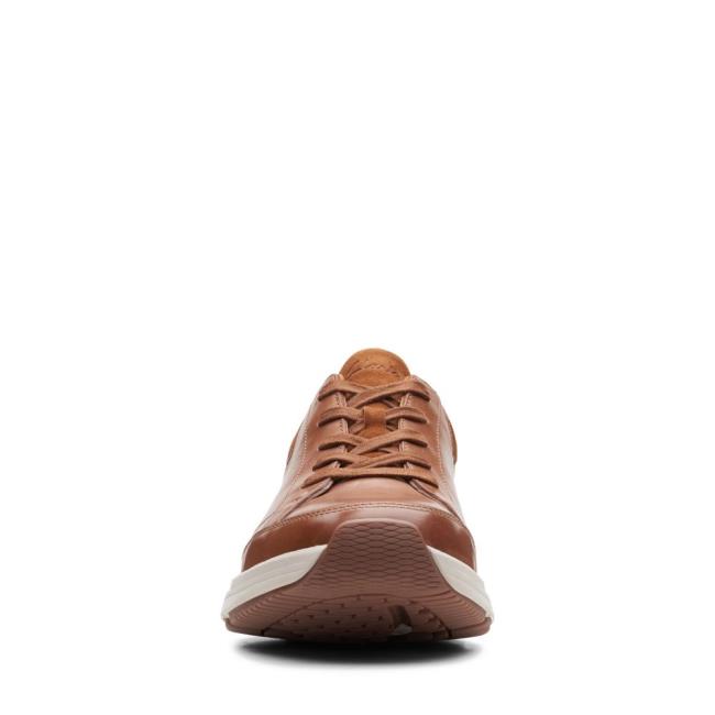 Tenisky Clarks Wave2.0 Way Panske Tmavo Hnede | CLK834KDX