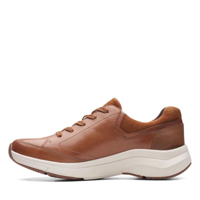 Tenisky Clarks Wave2.0 Way Panske Tmavo Hnede | CLK834KDX