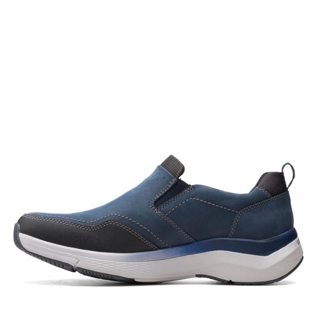 Tenisky Clarks Wave 2.0 Edge Panske Námornícka Modrá | CLK980SZD