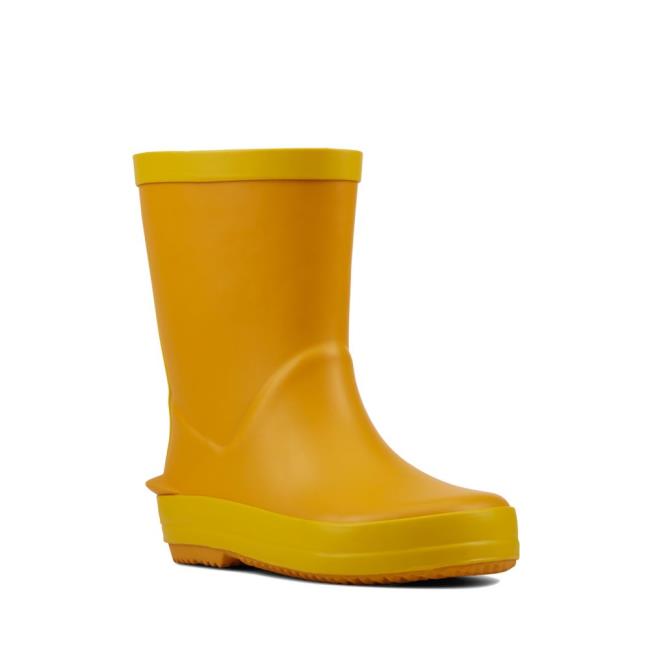 Wellies Clarks Tarri Run Kid Chlapcenske Žlté | CLK573EXM