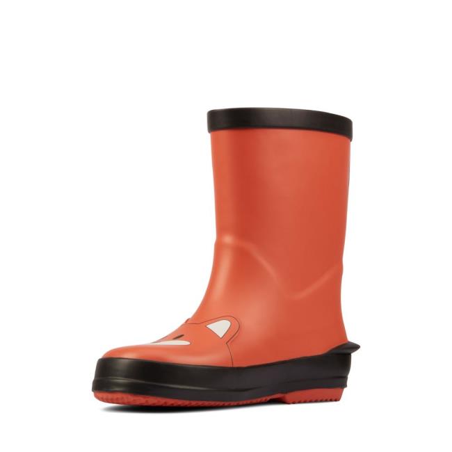 Wellies Clarks Tarri Run Kid Dievcenske Oranžové | CLK294PAI