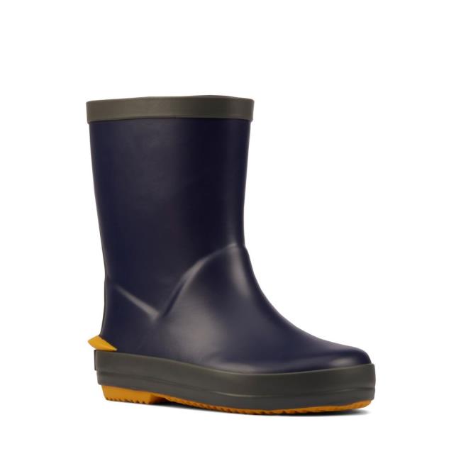 Wellies Clarks Tarri Run Kid Dievcenske Námornícka Modrá | CLK713ETR