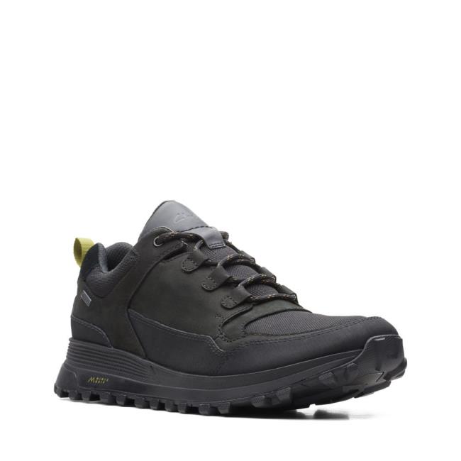 Čierne Topánky Clarks ATL Trek Lo GORE-TEX Panske Čierne | CLK160FZN