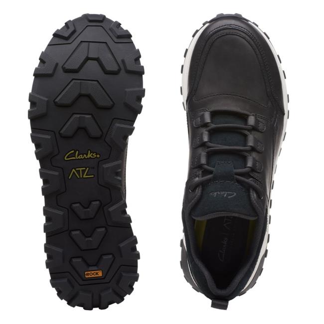 Čierne Topánky Clarks ATL Trek Lo Panske Čierne | CLK406MKH