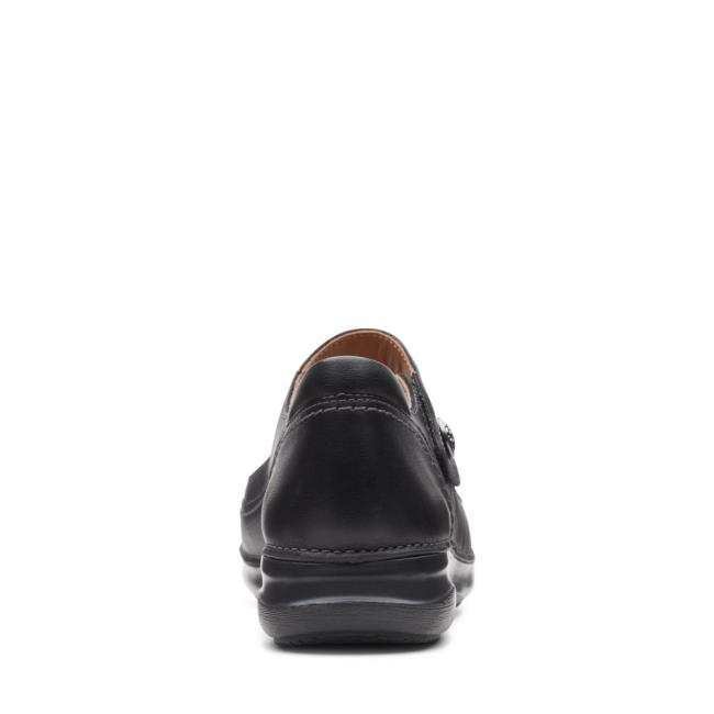 Čierne Topánky Clarks Appley Walk Damske Čierne | CLK748KHW