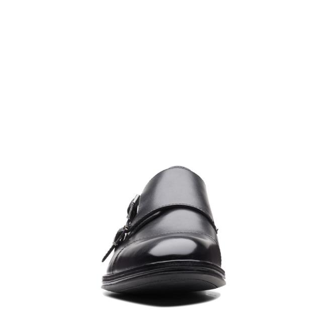 Čierne Topánky Clarks Citi Stride Monk Panske Čierne | CLK742FSE