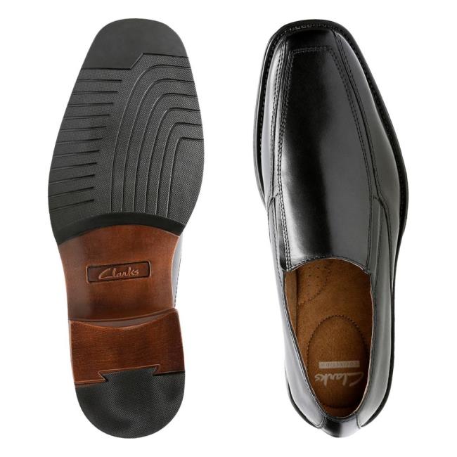 Čierne Topánky Clarks Driggs Free Panske Čierne | CLK328OVN