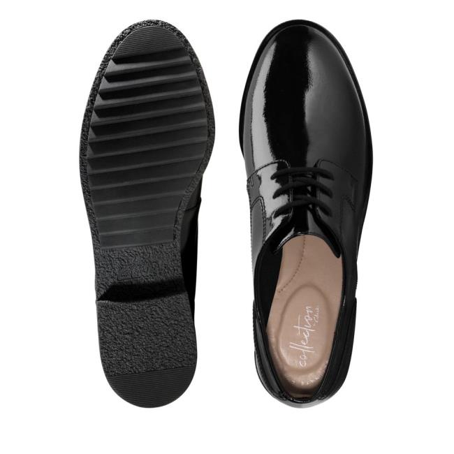 Čierne Topánky Clarks Griffin Lane Damske Čierne | CLK471VHE