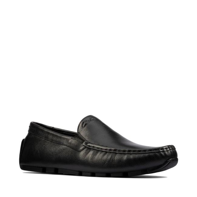 Čierne Topánky Clarks Oswick Edge Panske Čierne | CLK340RUM