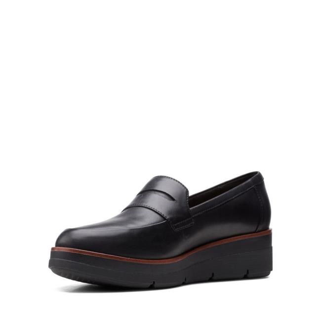 Čierne Topánky Clarks Shaylin Step Damske Čierne | CLK924OYL