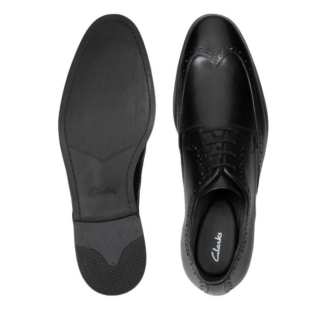 Čierne Topánky Clarks Stanford Limit Panske Čierne | CLK026UMF