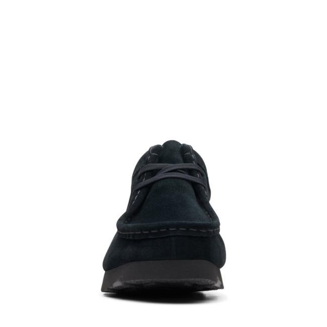 Čierne Topánky Clarks Wallabee GORE-TEX Panske Čierne | CLK128GRQ