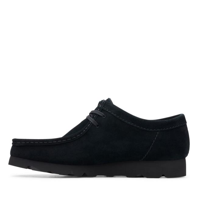 Čierne Topánky Clarks Wallabee GORE-TEX Panske Čierne | CLK128GRQ