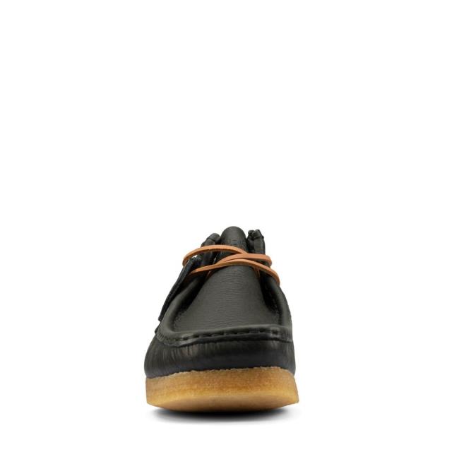 Čierne Topánky Clarks Wallabee Panske Čierne Béžové | CLK756LFZ